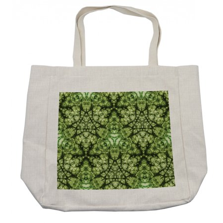 Nature Shopping Bag  Free Abstract Nature Inspired Mind Bind Folded Color Silhouette Counter Culture  Eco-Friendly Reusable Bag for Groceries Beach an