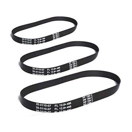 Replacement Part for Eureka Sanitaire Smart Vac Belt 4800 Series 4870  4872  4874  4875  4880  4885 (3 Belts) # 20-3110-07