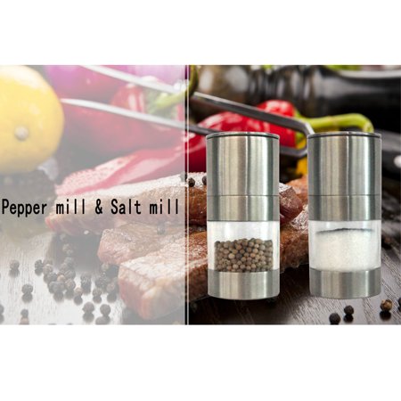Wholesale Simple Manual Stainless Steel Salt Pepper Mill Grinder Muller Kitchen Tool