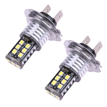 Winnereco 2x H7 Auto Leds for Cars 15SMD CANBUS Error Free 3535 LED Car White Fog DRL