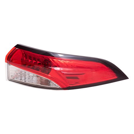 Brock Replacement Passenger Right Combination Tail Light Assembly Body Mounted for 2020-2022 Toyota Corolla L/LE/SE Sedan North America Built 6222-010