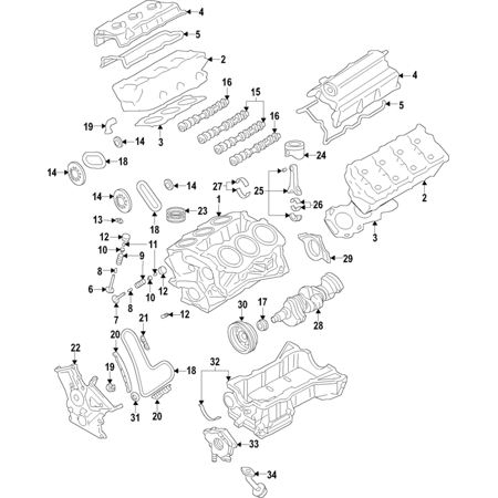Genuine OE Ford Exhaust Valve - HL3Z-6505-D