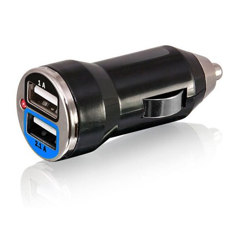 EpicDealz Dual USB Car Charger 3.1Amp 15.5W - 1.0&2.1A Smart Power Supply for HTC Windows Phone 8X HTC 6990 HTC Zenith (at & T  T-Mobile  Verizon) - C