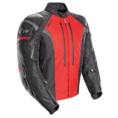 JOE ROCKET Motorcycle Atomic 5.0 Jacket Black/Red Medium 1651-5104