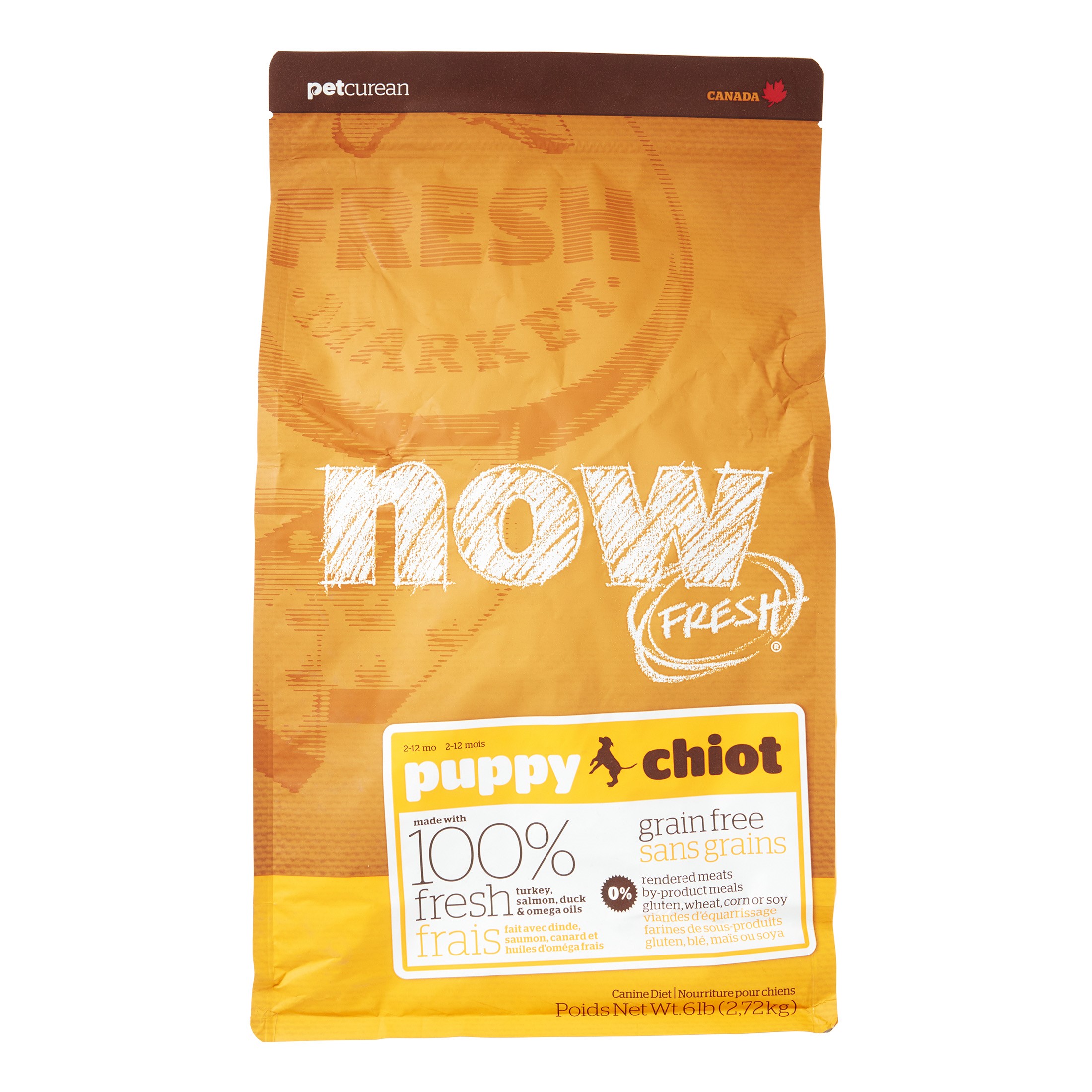 Petcurean Now Fresh Grain-Free Puppy Recipe Dry Dog Food  6 Lb.