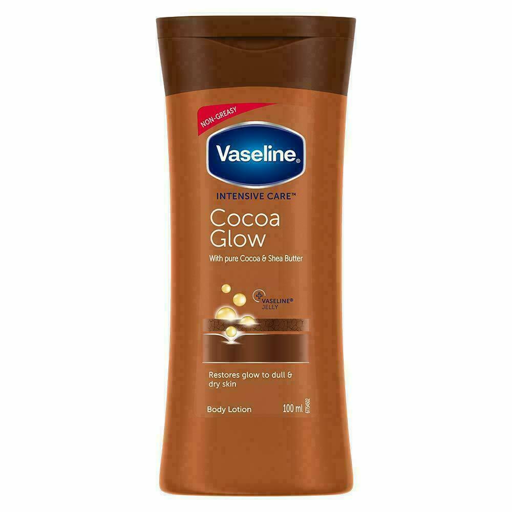 Vaseline Intensive Care Cocoa Glow Body Lotion (100 Ml) Free Shipping Worldwide