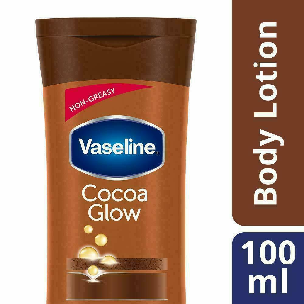 Vaseline Intensive Care Cocoa Glow Body Lotion (100 Ml) Free Shipping Worldwide thumbnail