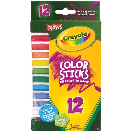 Crayola Color Sticks Colored Pencil Set  12-Colors