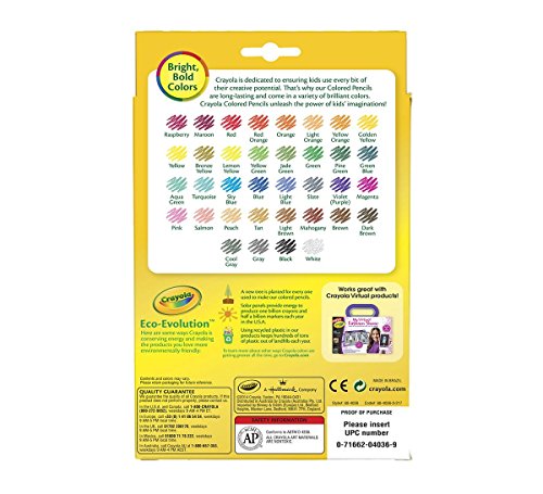 Crayola Colored Pencil Set  36 Ct  Arts & Crafts  School Supplies  GIfts for Kids and Artists thumbnail
