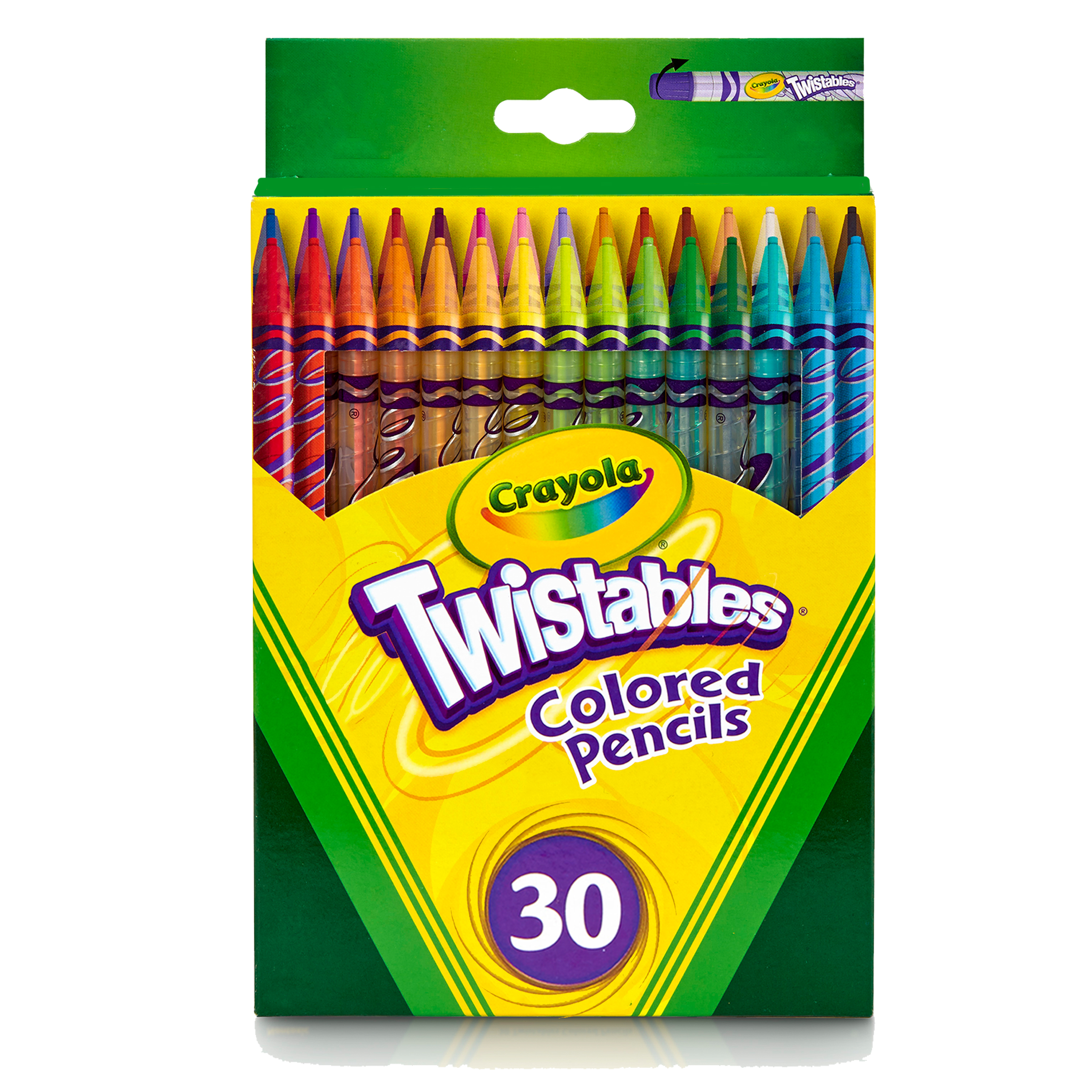 Crayola Twistable Colored Pencils  30 Ct  Back to School Supplies  Arts and Crafts  Coloring Gifts for Teachers and Kids  Ages 3+