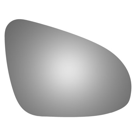 Burco 5513 Convex Passenger Side Replacement Mirror Glass for 2012-2016 Toyota Prius C W/O Baking Plate