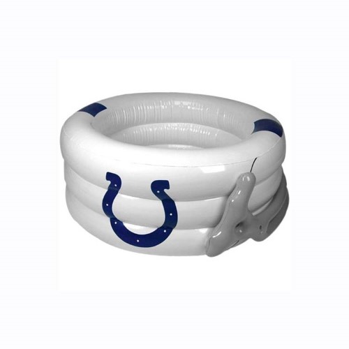 NFL Inflatable Indianapolis Colts Helmet Style Swimming Pool - 4' Wide X 20' Deep