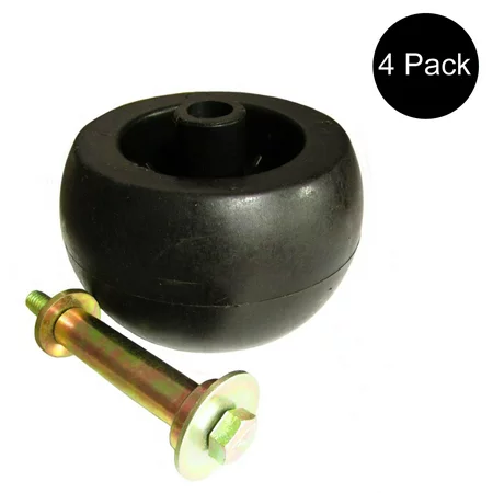 FOUR (4) Deck Wheel / Roller Kit Fits Kubota Fits Exmark  Fits Toro 103-7263 103-4051 103-3168