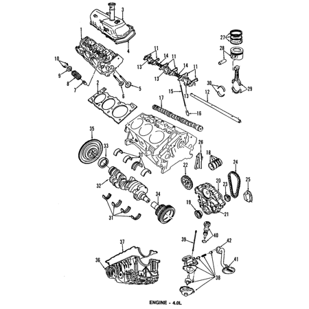 Genuine OE Ford Head Gasket - YU3Z-6051-BA
