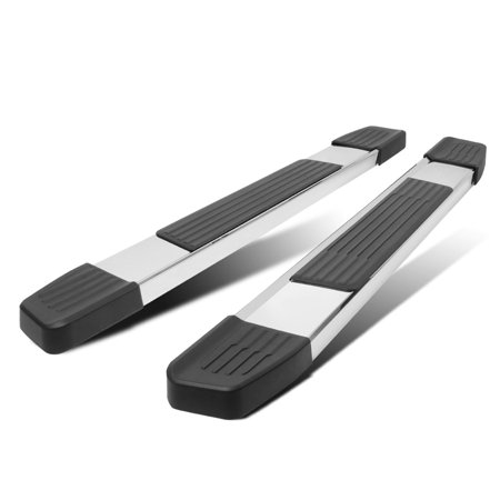 6  Chrome Stainless Steel Running Board Step Bar for 07-17 Tundra Reg Cab 2Dr 08 09 10 11 12 13 14 15 16 17 18 19 Fits Select: 2007-2017 TOYOTA TUNDRA