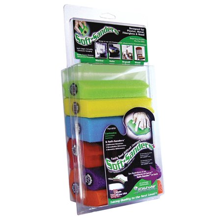 BcTlyInc Corporation 0701 Soft-Sander  Designed to Sand Almost Any Shape  Soft-Sanders Easily Sand Difficult Contours by BcTlyInc Ship from US