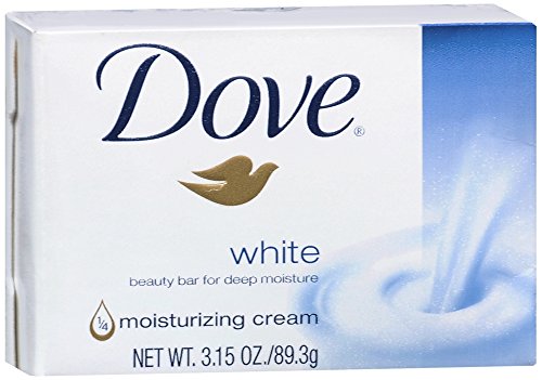 Dove Beauty Bar Original Gentle Skin Cleanser More Moisturizing Than Bar Soap  3.17 Oz
