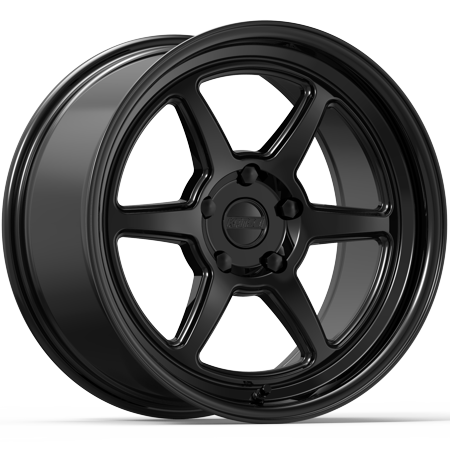 18x9 Kansei K14B Roku Gloss Black Wheel 5x100 (12mm)