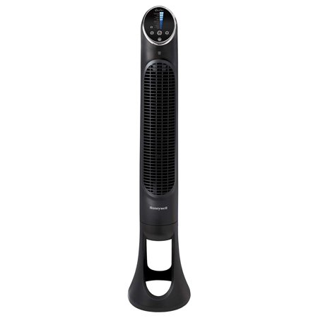 Honeywell QuietSet 8-Speed 10 in. X 40 in. Black Whole-Room Tower Fan