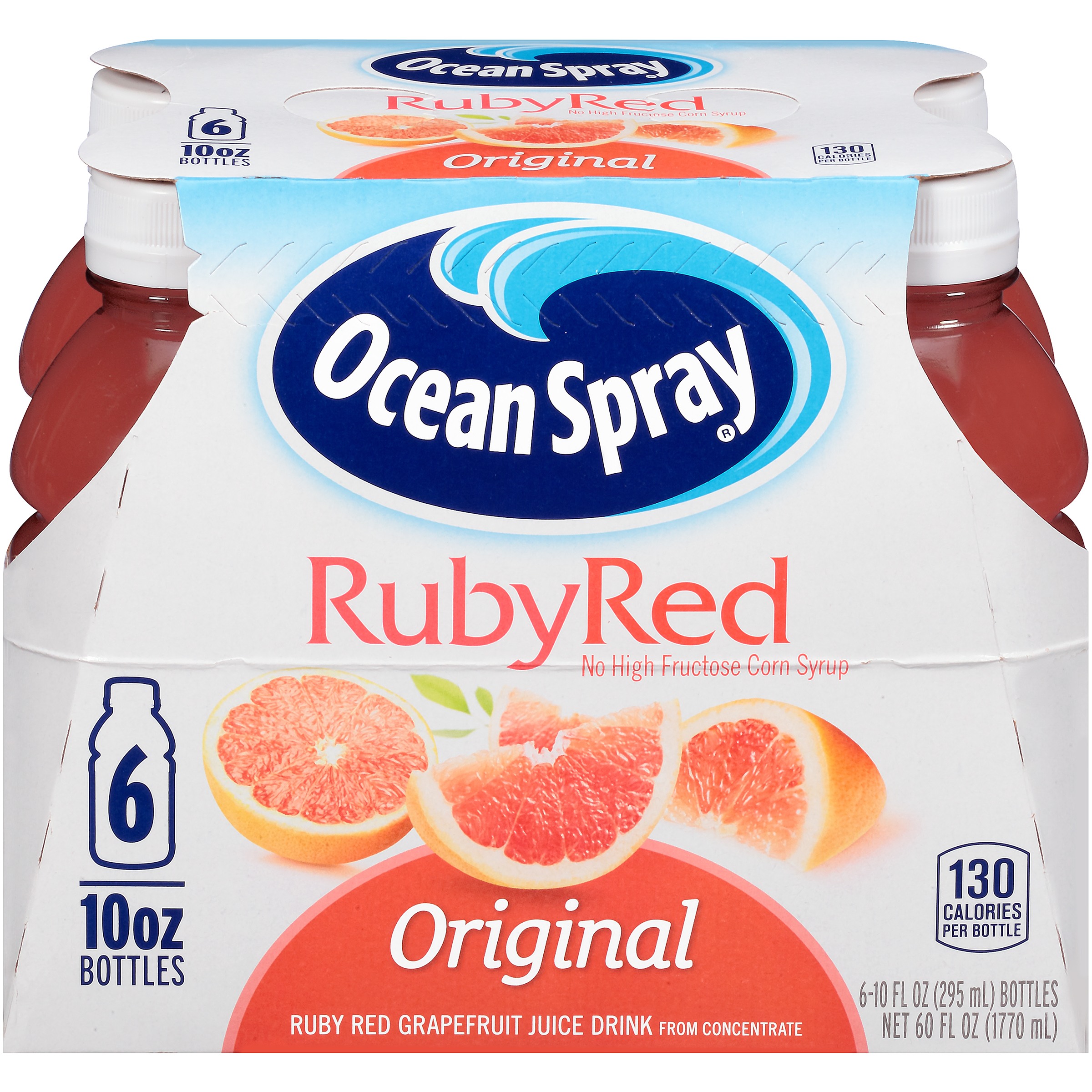 Ocean Spray® Ruby Red Grapefruit Juice Drinks  10 Fl Oz Bottles  6 Count