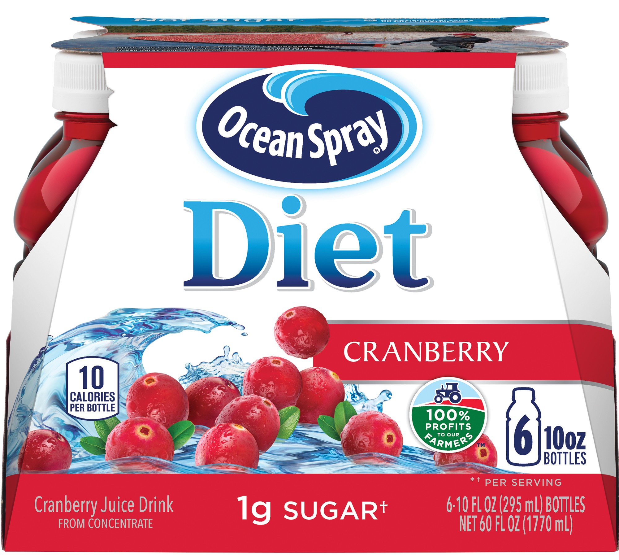 Ocean Spray, Diet Cranberry Juice Drink, 60 Oz (Case of 4)