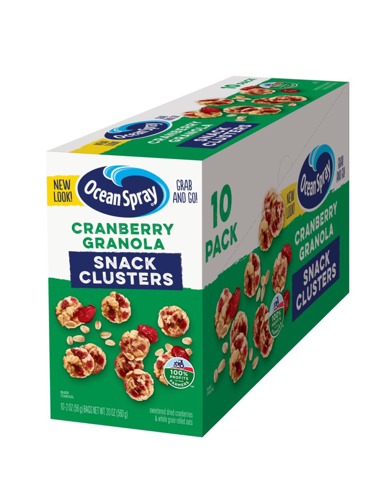 Ocean Spray, Craisins, Dried Cranberries Fruit Cluster, Cranberry Granola