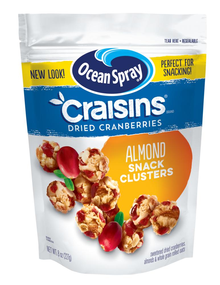 Ocean Spray, Craisins, Dried Cranberries Fruit Clusters, Cranberry Almond