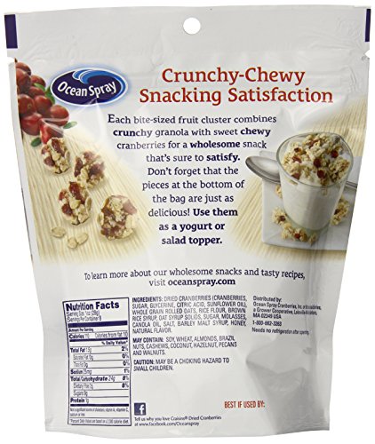 Ocean Spray, Craisins, Fruit Clusters Dried Cranberries, Cranberry Granola thumbnail