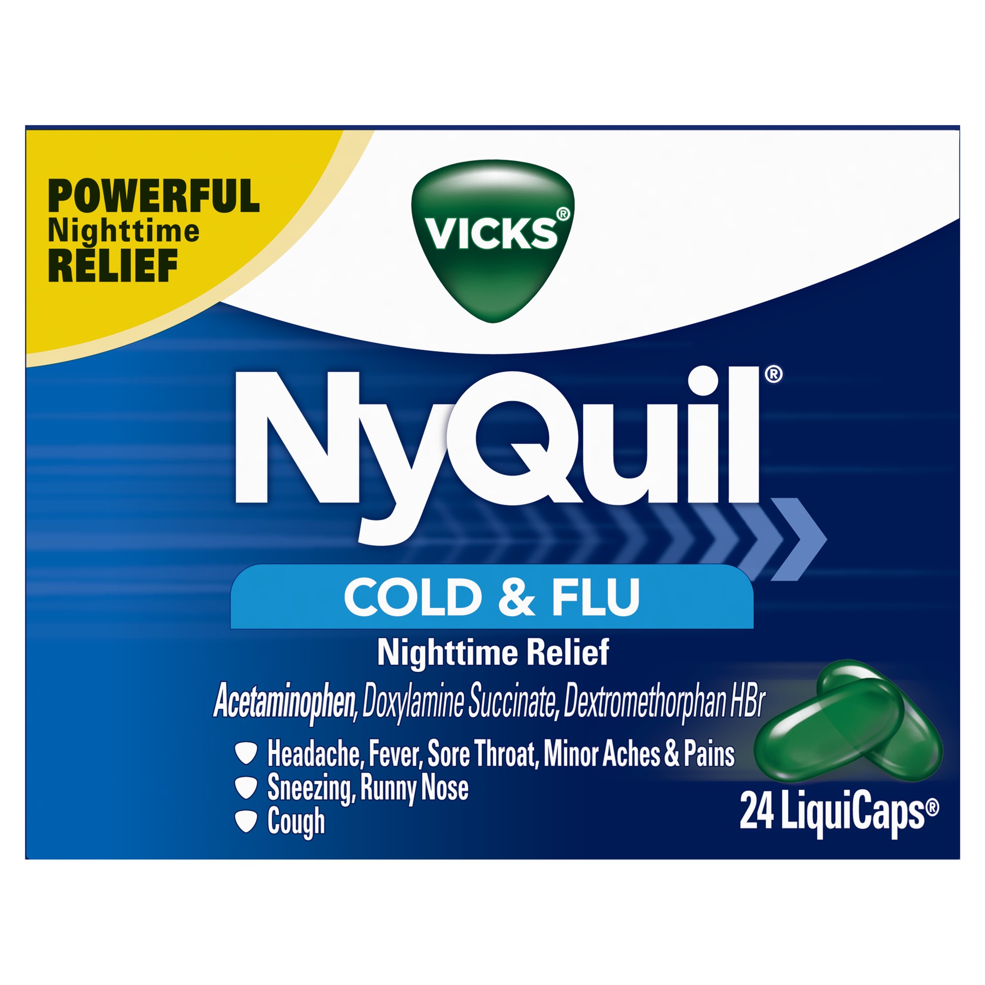 Nyquil - Cold & Flu - 25 Liquicaps
