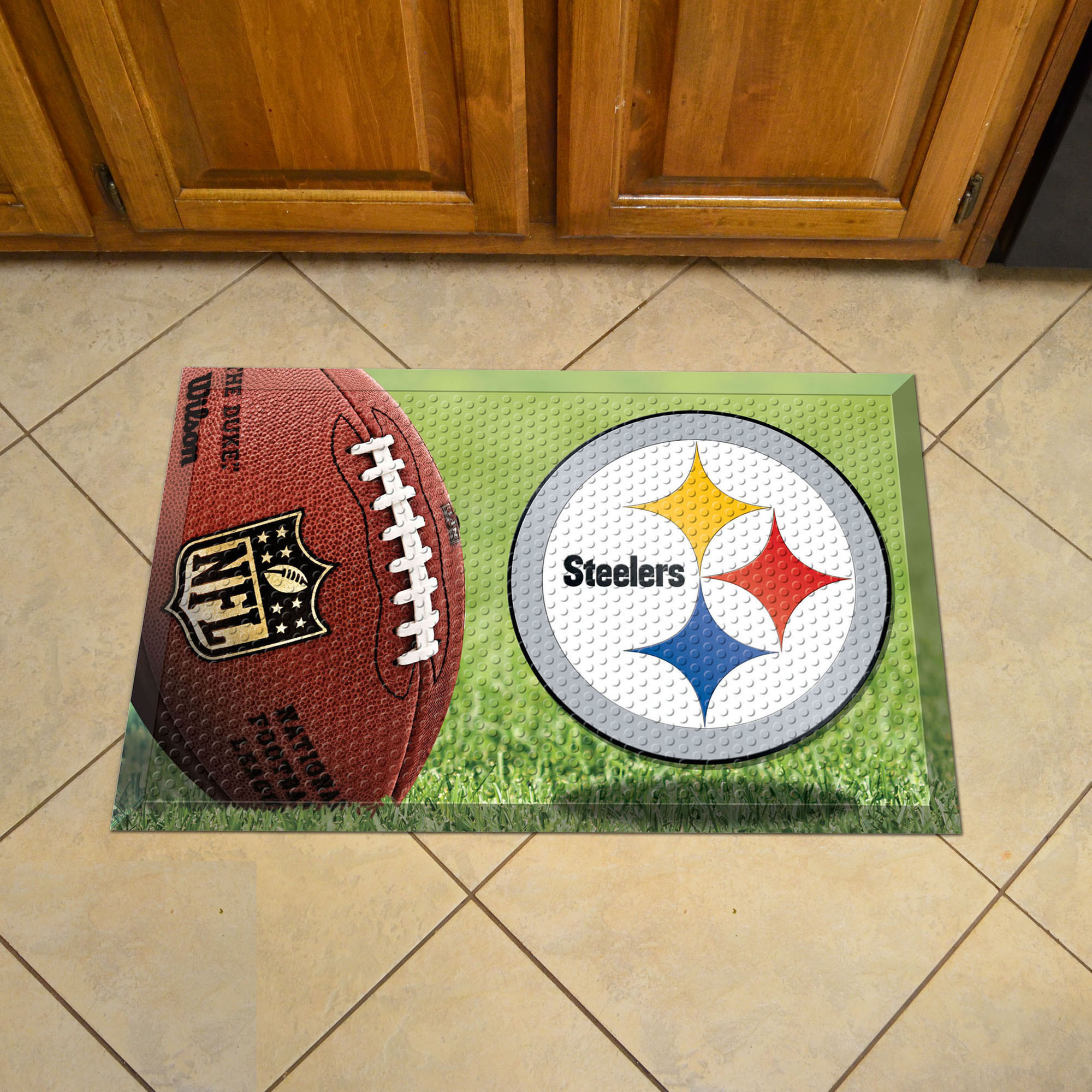 NFL - Pittsburgh Steelers Scraper Mat 19 X30  - Ball