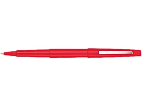 Paper Mate Flair Felt Tip Pens  #1 Teacher Choice  Medium Point (0.7mm)  Red  12 Count