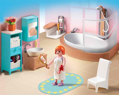 Grand Bathroom - 2011 - Imaginative Play Toy Set by Playmobil (5330)