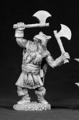 Reaper Miniatures Olaf  Wolf Warrior #02289 Dark Heaven Legends Unpainted Metal