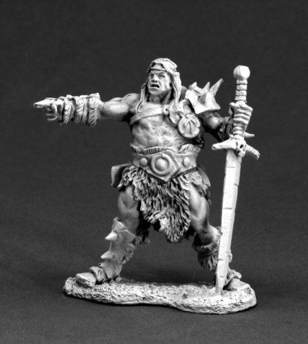 Reaper Miniatures Cal Arath  Barbarian Prince 03619 Dark Heaven Unpainted Metal