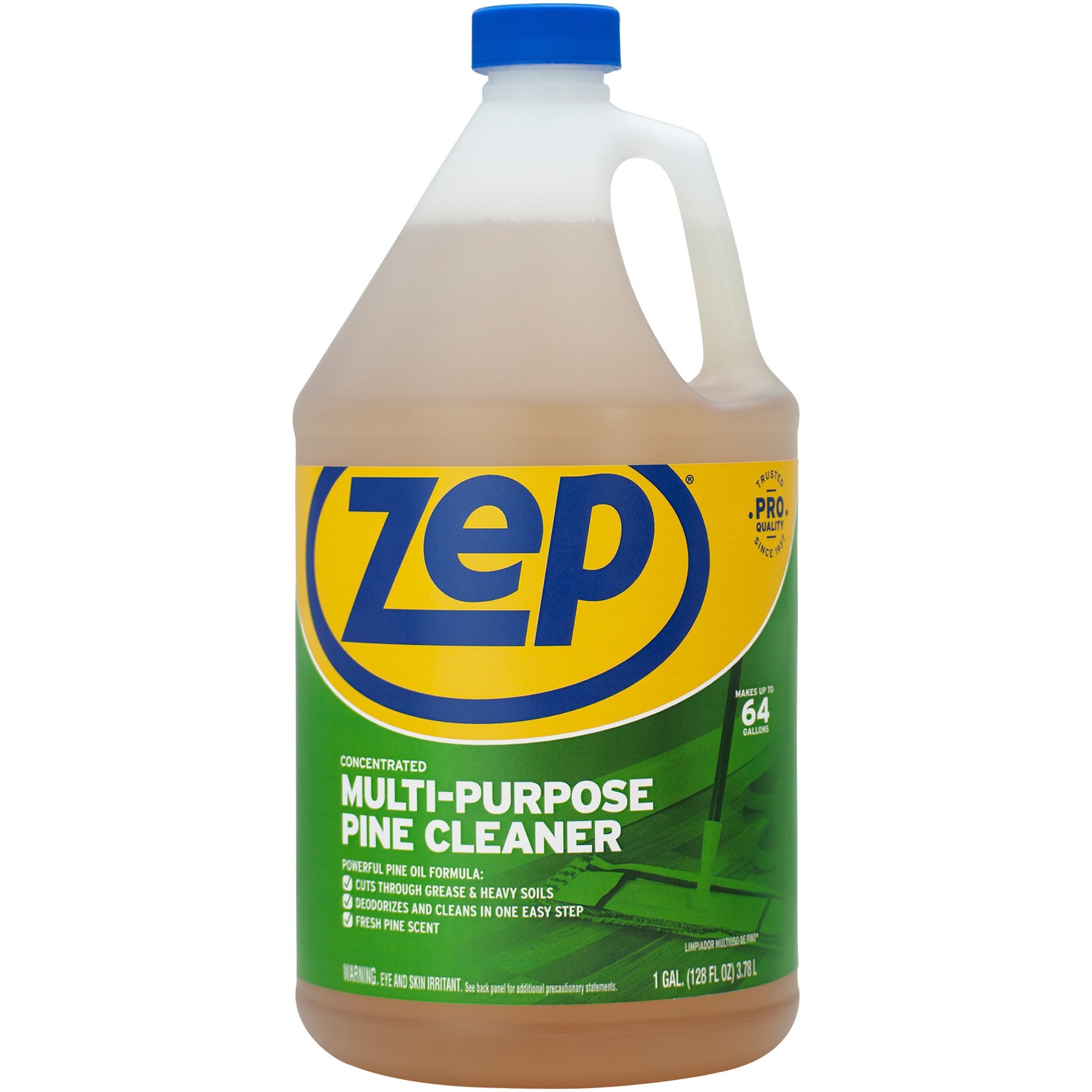 Zep Concentrated Multi-Purpose Pine Cleaner - 128 Oz (Pack of 2) ZUMPP128 - Multi-Purpose Cleaner for Professional  Commercial and Household Use  from