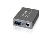 TP-Link MC210CS 1000Mbps RJ45 to 1000Mbps Single-mode SC Fiber Converter, Full-duplex, up to 15Km, Switching Power Adapter, Chas