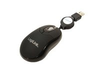 LogiLink® ID0016 Mouse Optical USB Mini with Retractable Cable