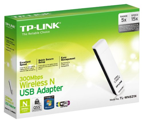 Adaptador USB TP-Link TL-WN821N Wireless N MIMO 300Mbps thumbnail