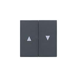 GIRA Abdeckung Jalousie-Schalter/-Taster System 55, Standard 55, E2, Event, Event Klar, Event Opak, Esprit, ClassiX Ant (029428)