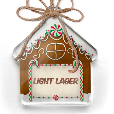 Ornament Printed One Sided Light Lager Beer  Vintage Style Christmas 2021 Neonblond