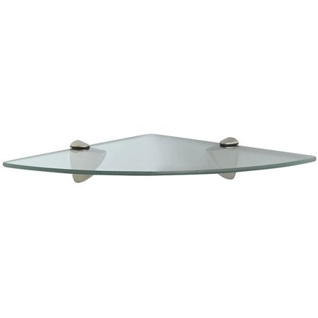 Vogt Kt-0134-1212Sn Decorative Corner Glass Shelf Kit L X 12 in W  12 X 12