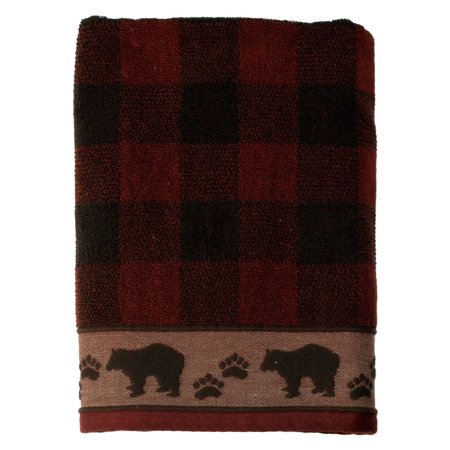 Saturday Knight Sundance Cotton Plaid Jacquard Bath Towel Bedding