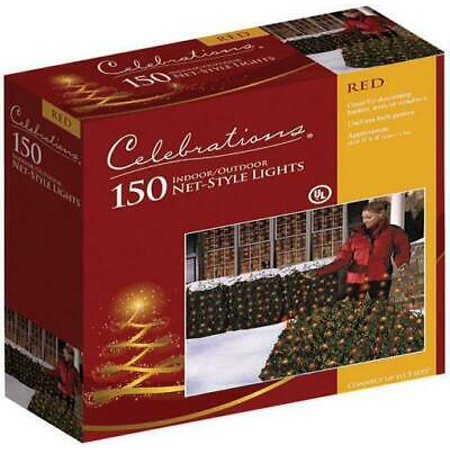 1PK Celebrations 48953-71 Incandescent Net Light Set  4  L X 6  W