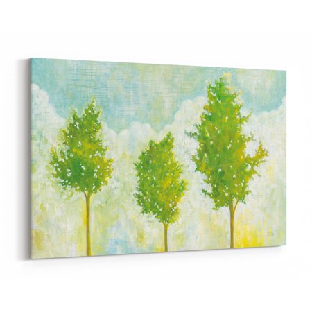 Golden Hour I Illustrations Clouds Nature 24  X 36  Canvas Wall Art