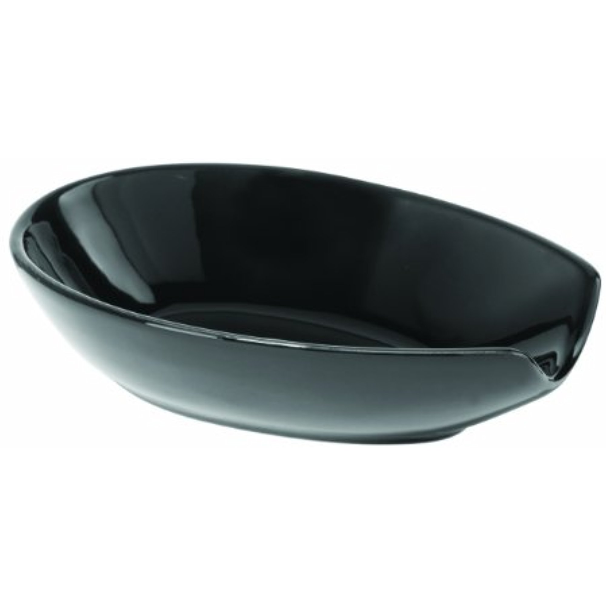 Oggi 5429.3 Ceramic Spoon Rest, Black
