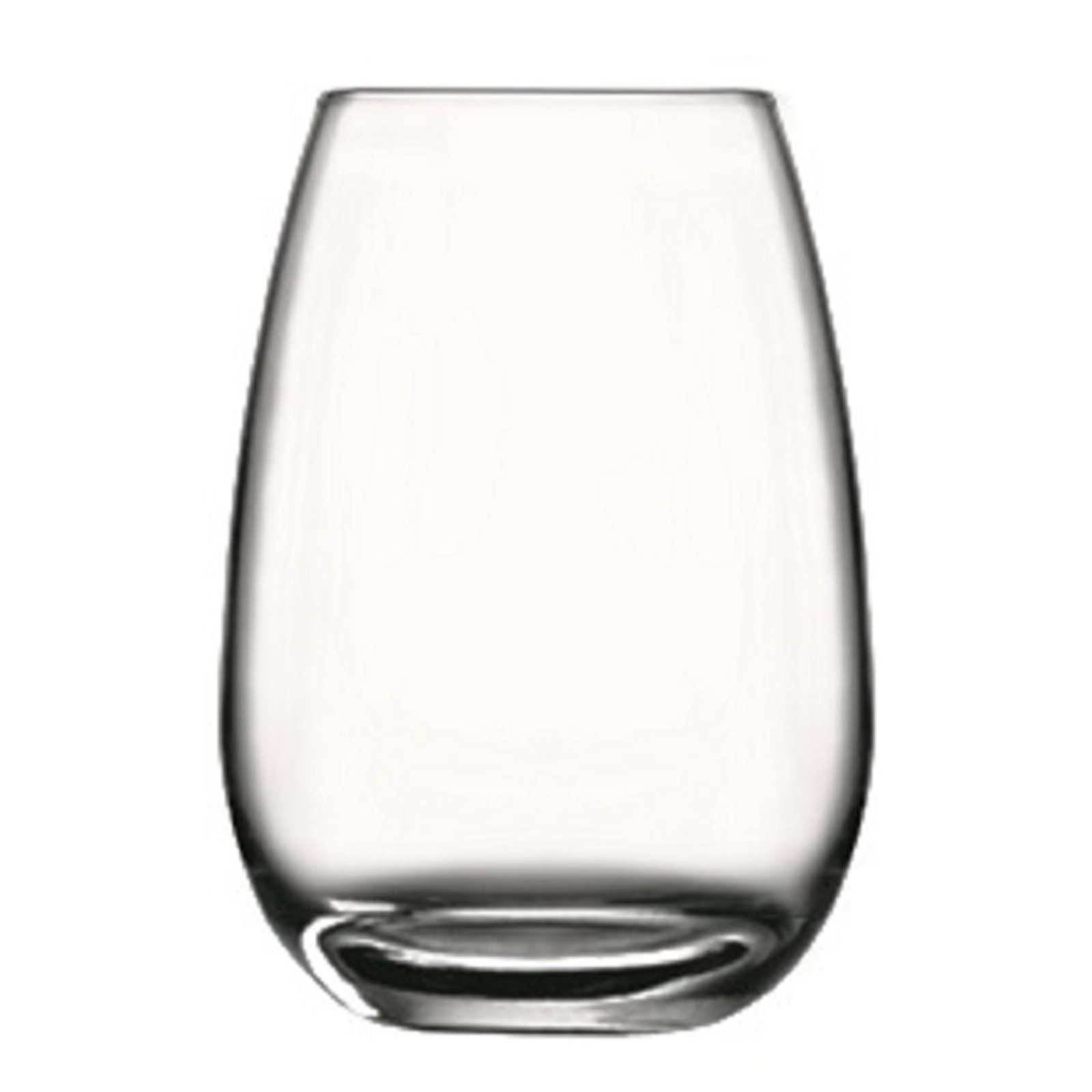 Luigi Bormioli Clear Michelangelo Set of 4 Stemless Wine Glasses
