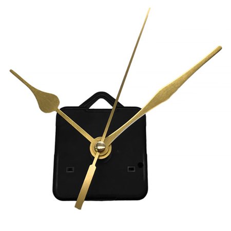 Worallymy Wall Clock Silent Quartz Clock Movement Golden Hour Minute Second Hand DIY Accessories Home Decor