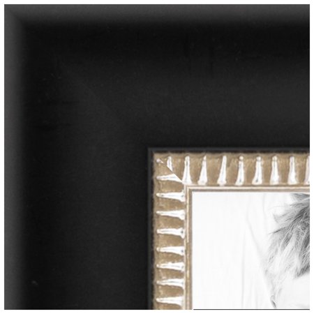 ArtToFrames 6x26 Inch Black Picture Frame  Black Wood Poster Frame (4888)