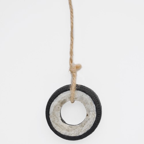 Sidewall Tire Swing for Miniature Garden, Fairy Garden