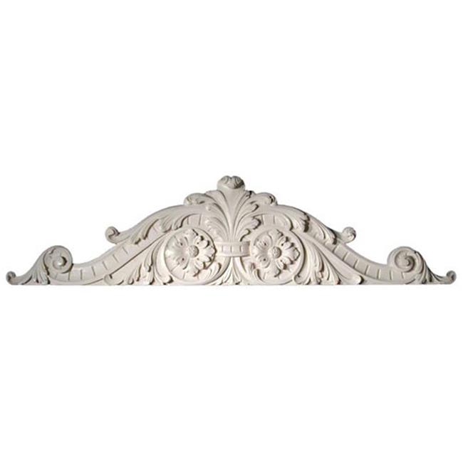 Hickory Manor House 2540 IV Ornate Overdoor Wall Decor - Ivory